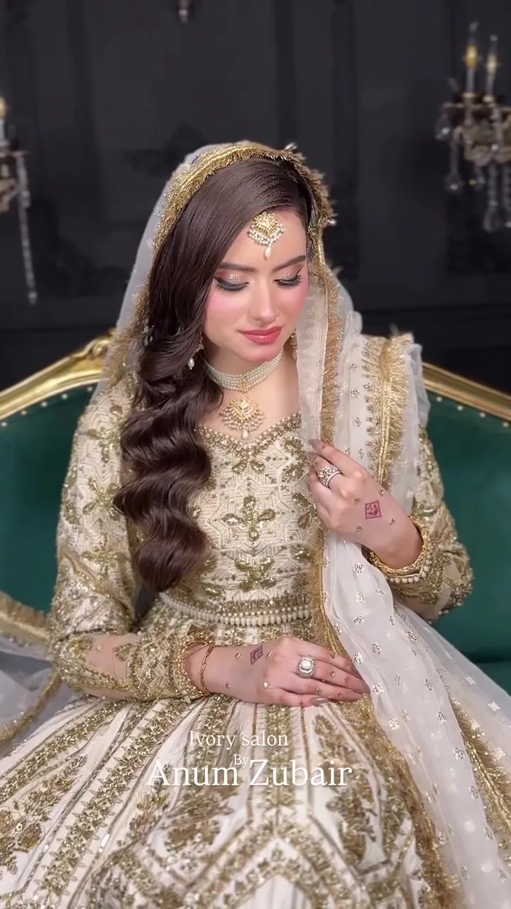 Bride: step 8 of a bridal makeover at ivory salon